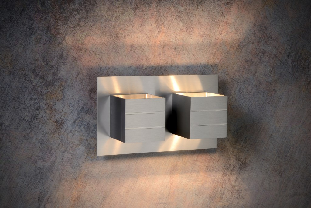 BOK 69B - Nástenné svietidlo - 2xG9/40W - Saténový chróm